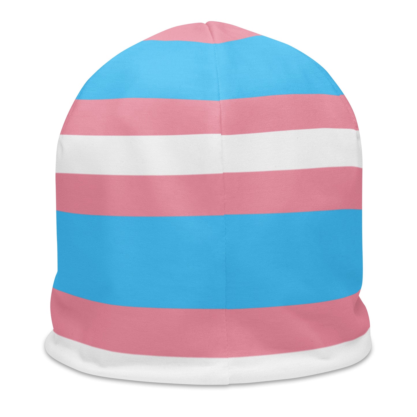 Trans Flag Print Beanie
