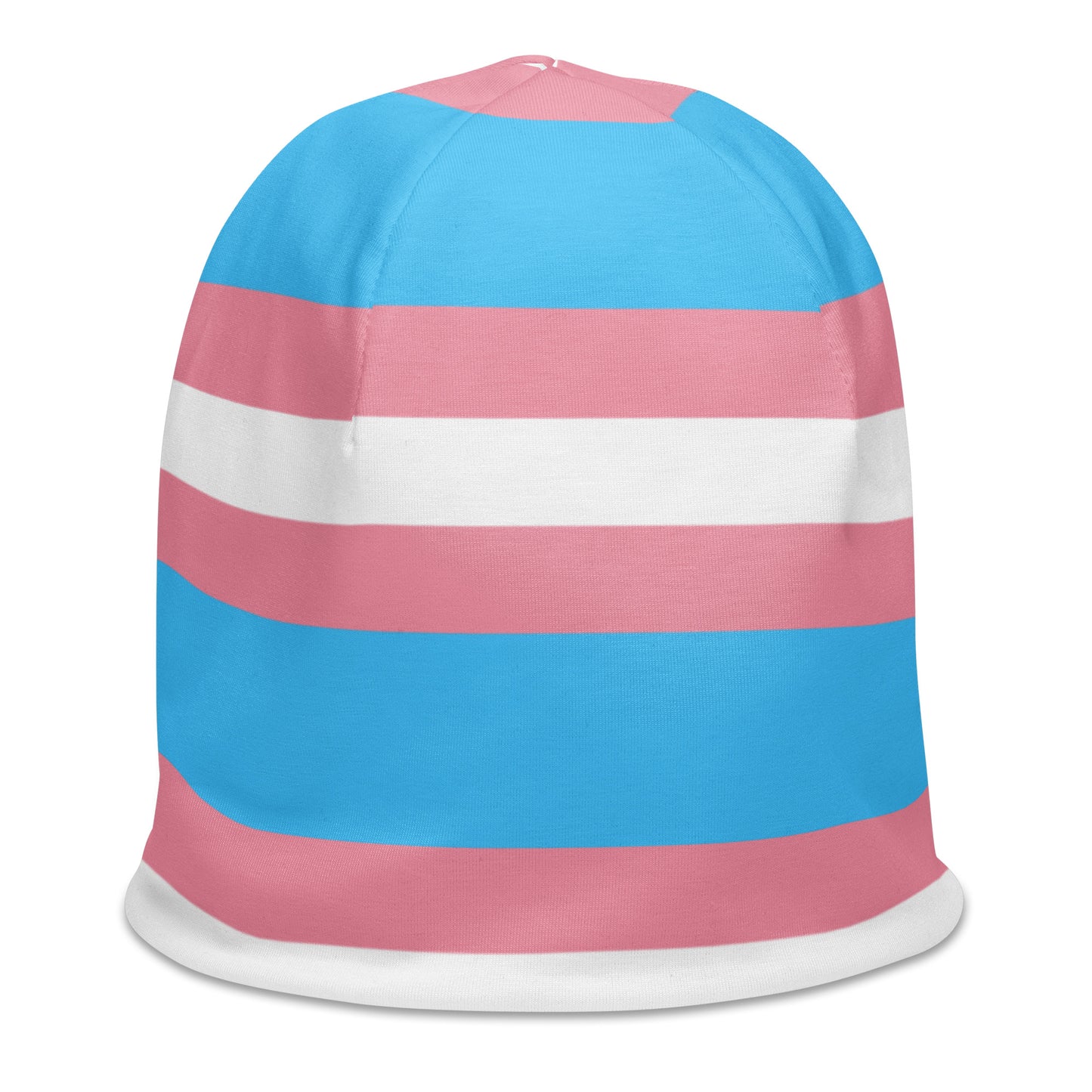 Trans Flag Print Beanie