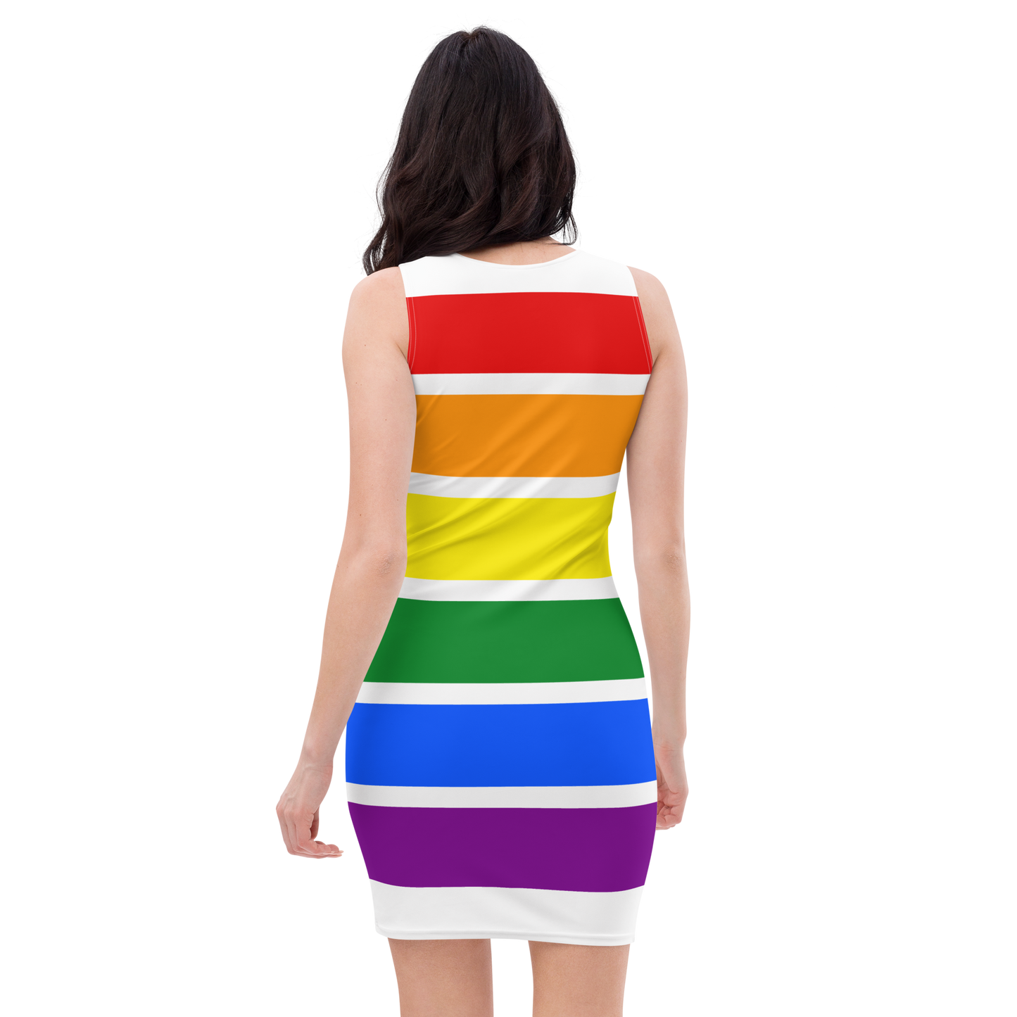 White Rainbow Dress