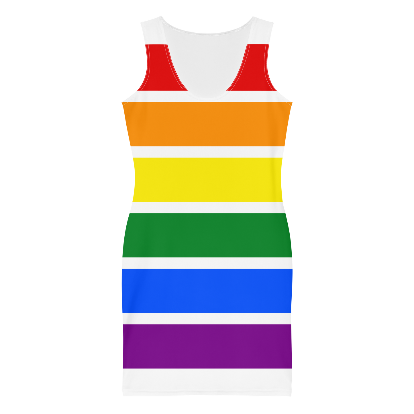 White Rainbow Dress