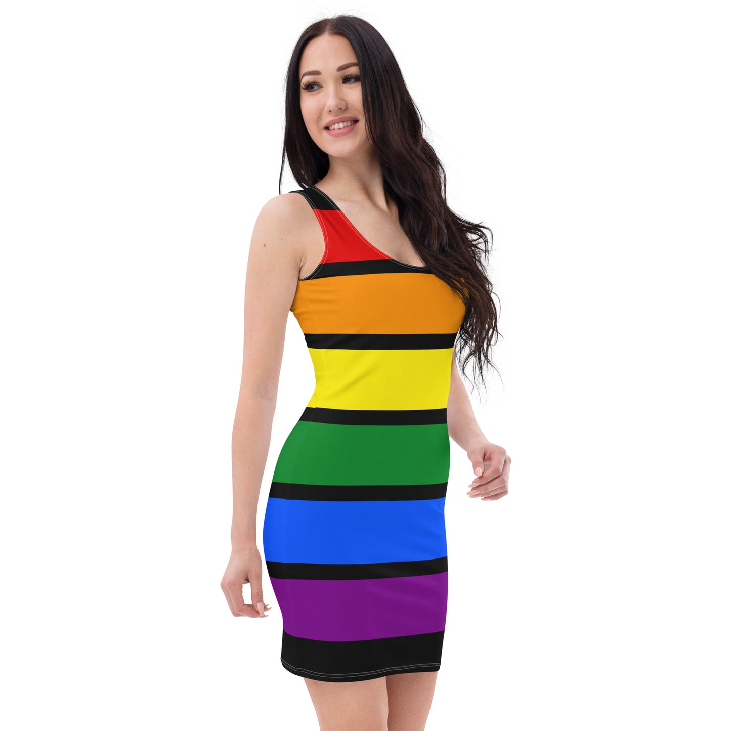 Black Rainbow Dress