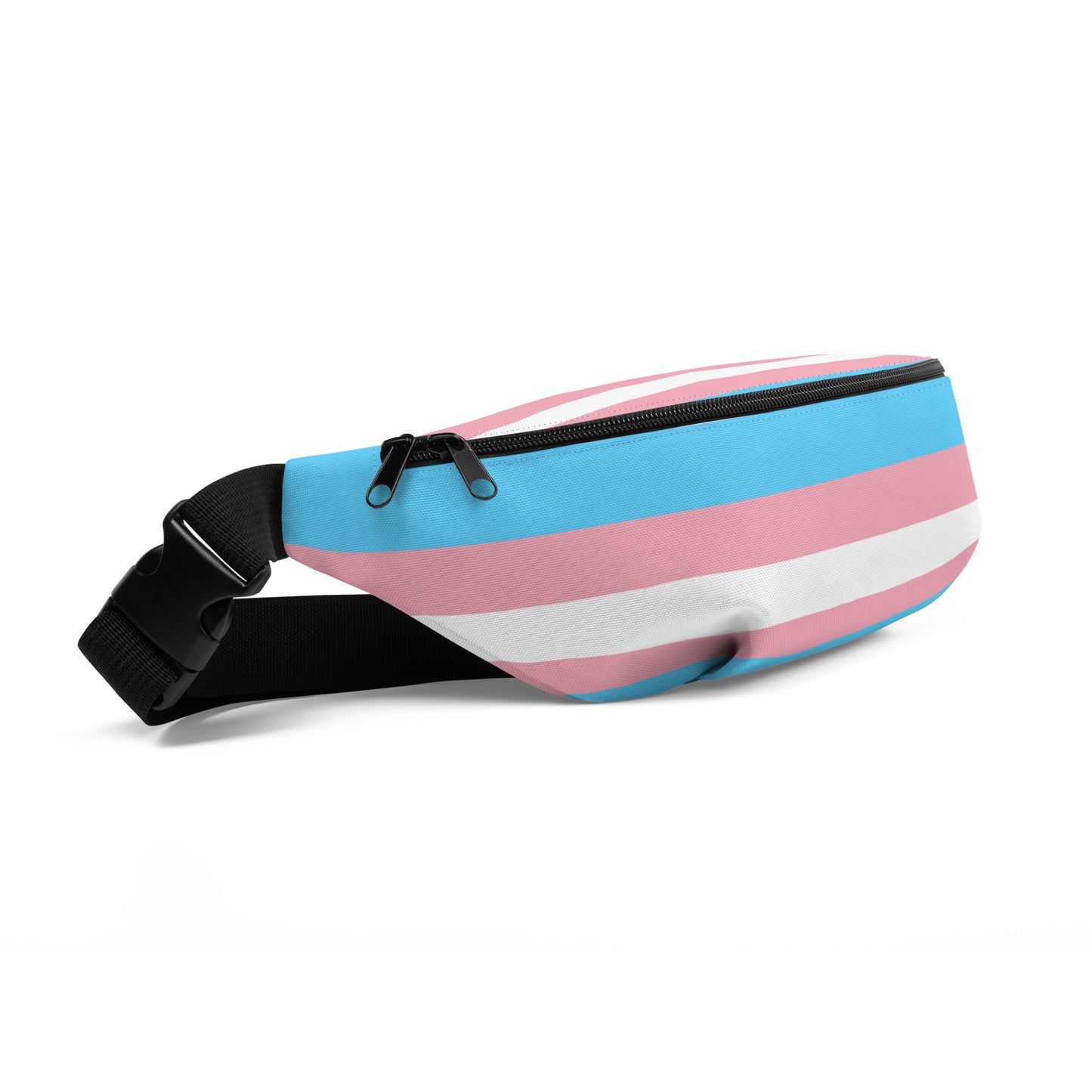 Trans Flag Print Fanny Pack