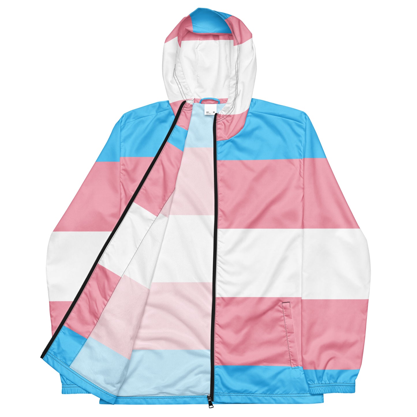 Trans Flag Men’s windbreaker