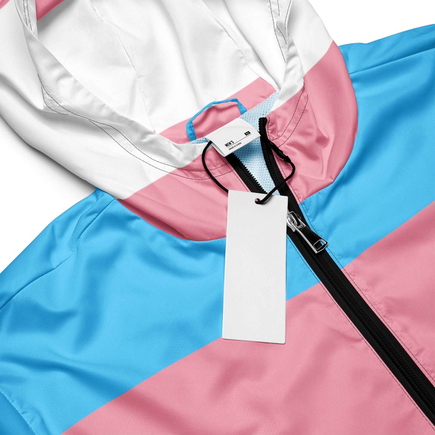 Trans Flag Men’s windbreaker