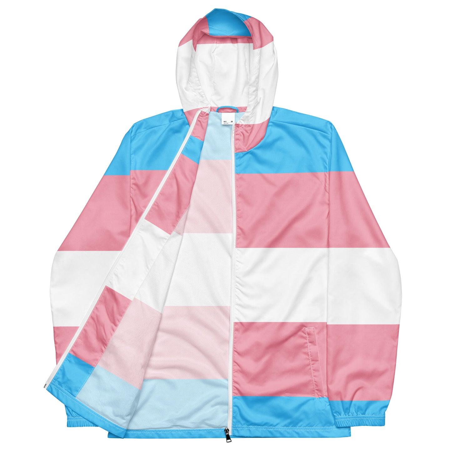 Trans Flag Men’s windbreaker