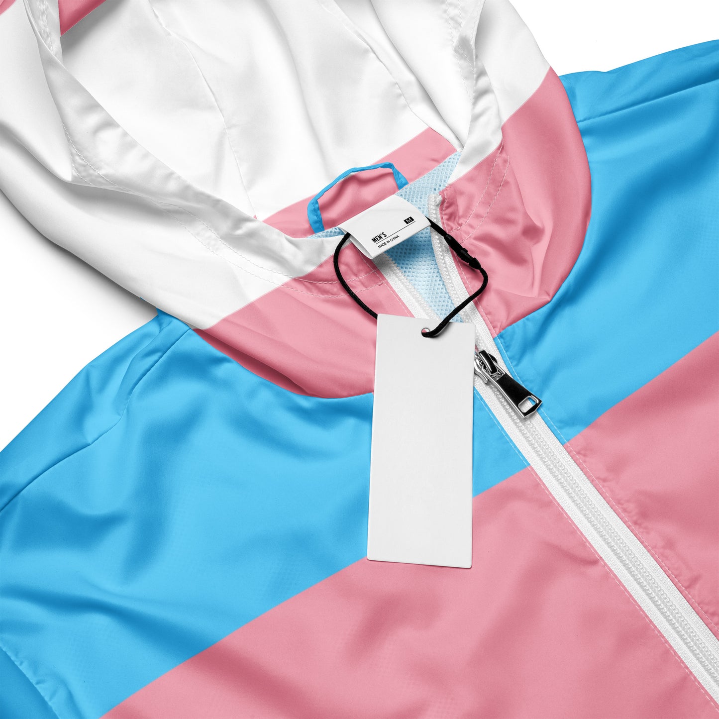 Trans Flag Men’s windbreaker