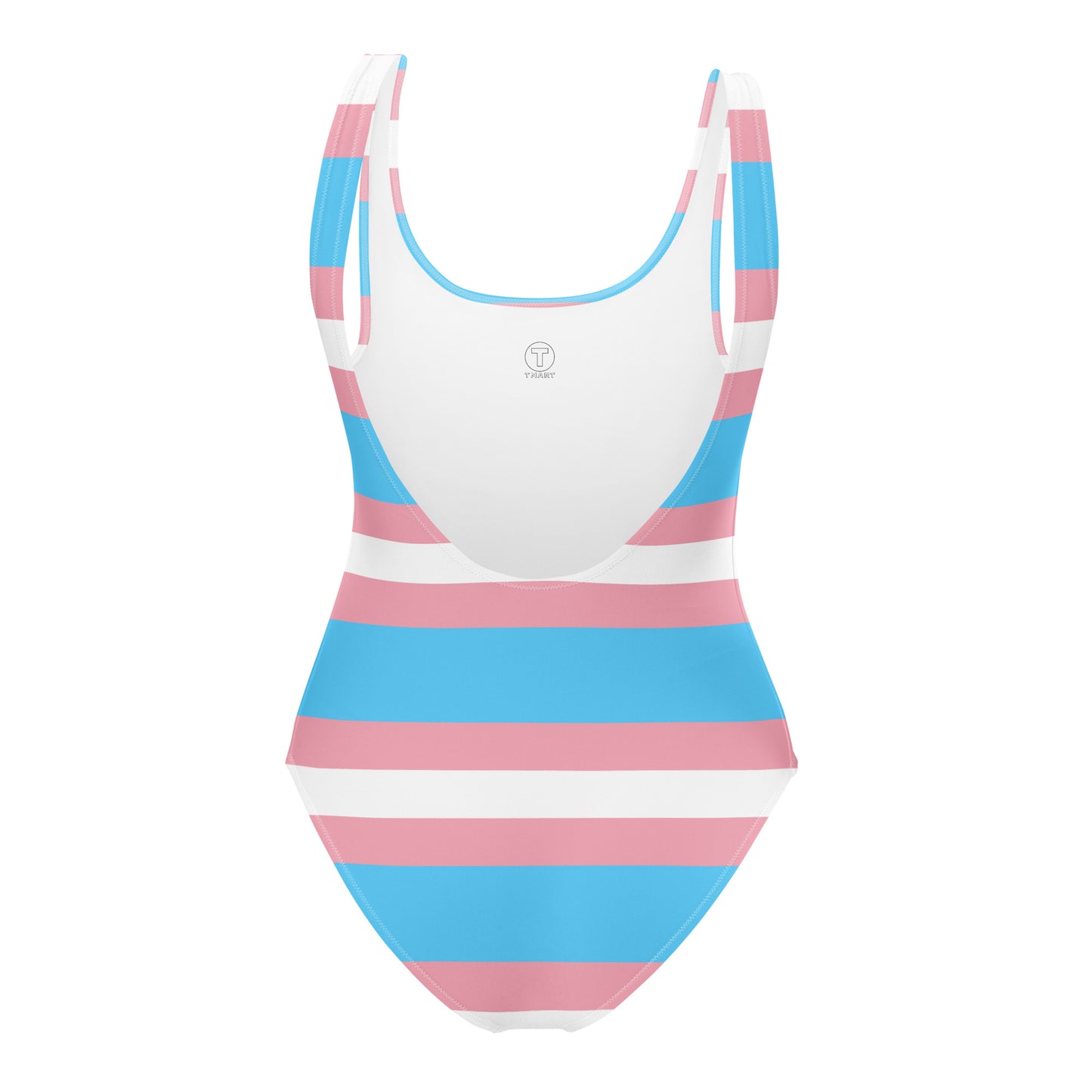Trans Flag One-Piece Swimsuit