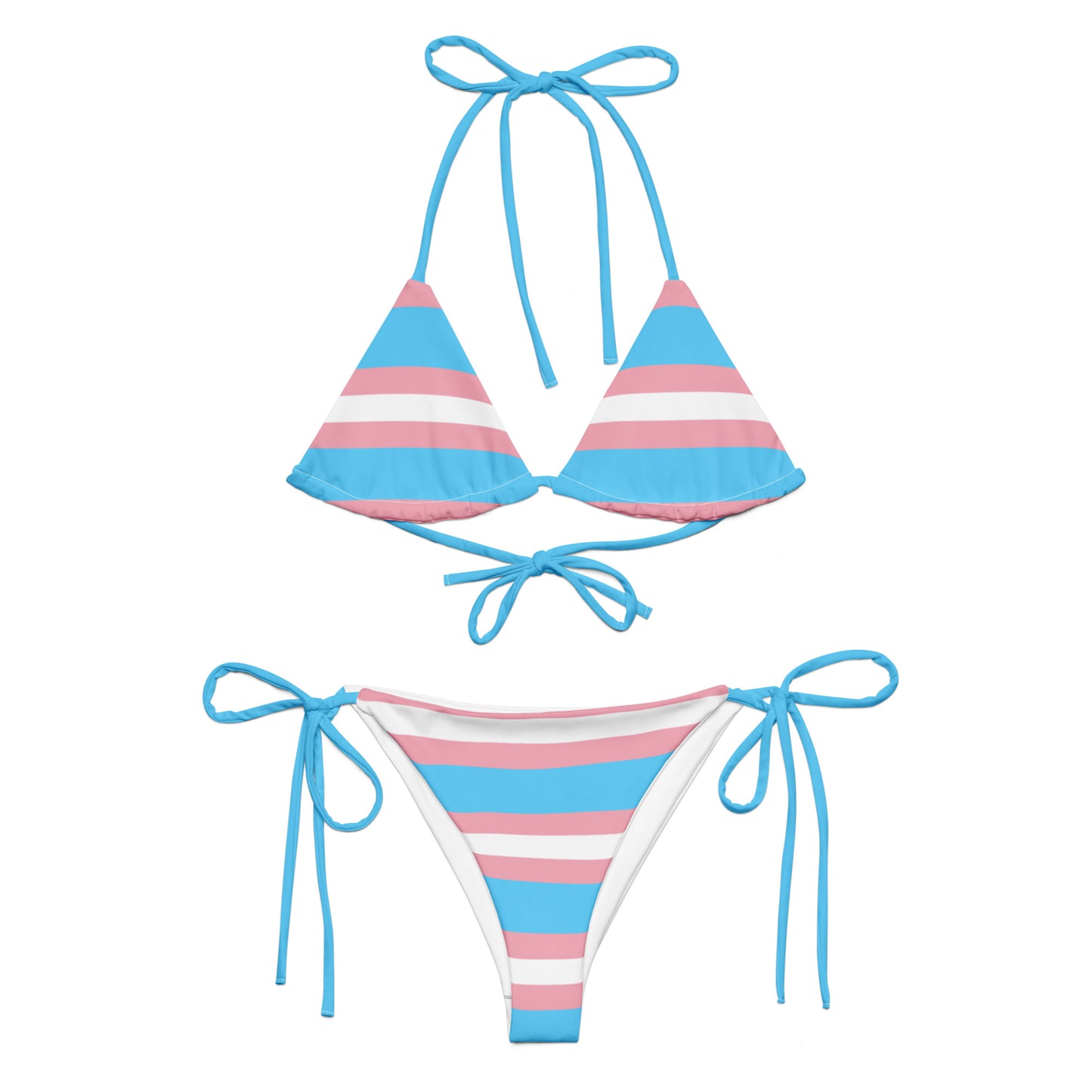 Trans Flag tring bikini