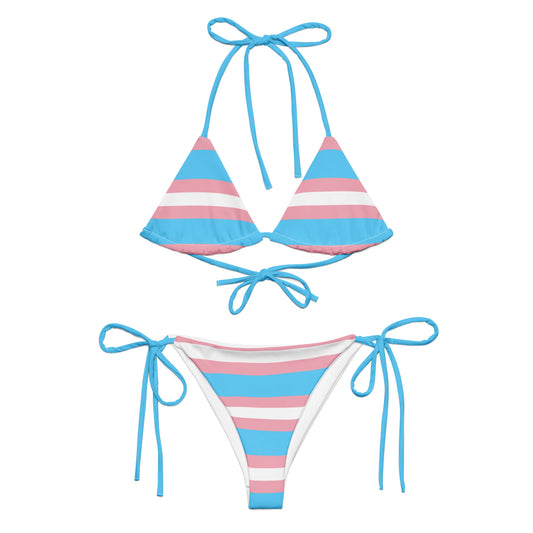 Trans Flag tring bikini