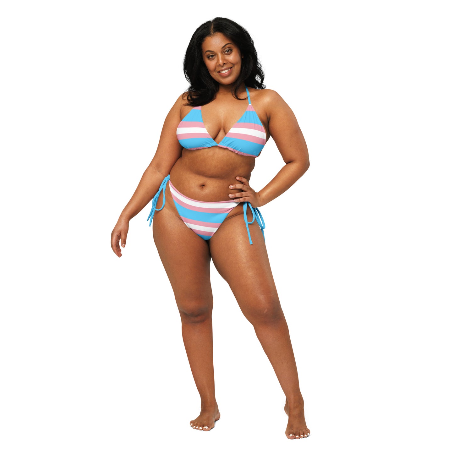 Trans Flag tring bikini