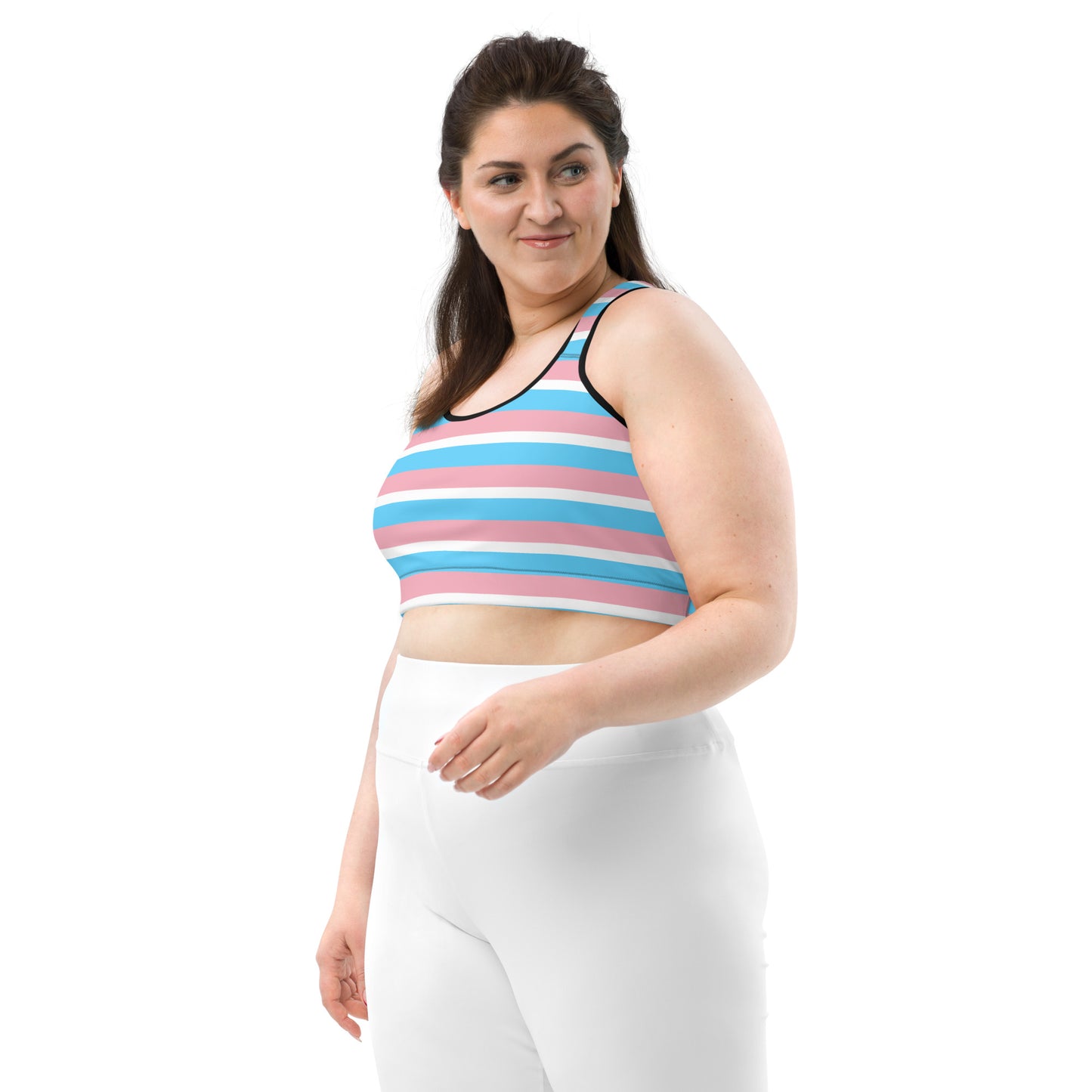 Trans Flag Sports bra