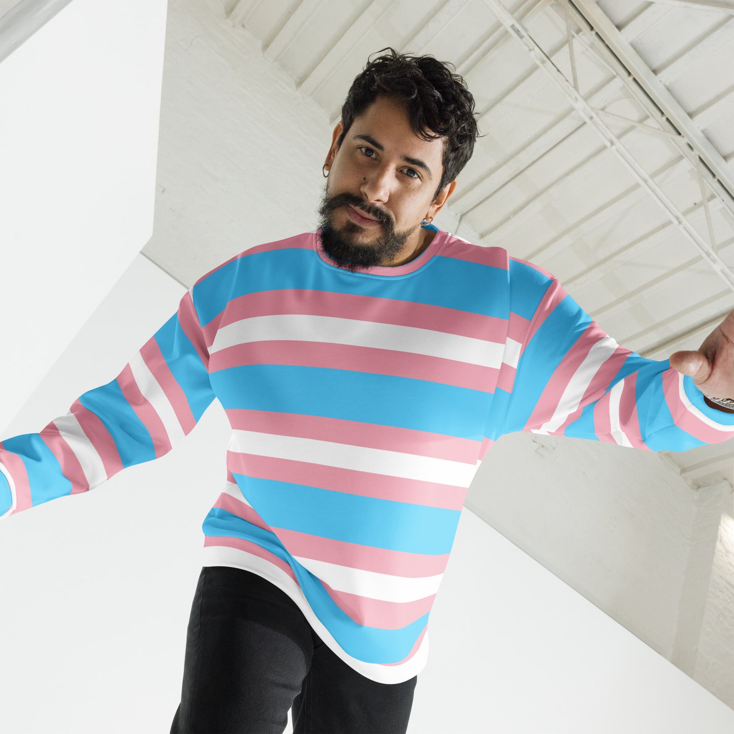 Trans Flag Unisex Sweatshirt
