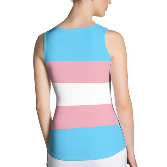 Trans Flag Tank Top
