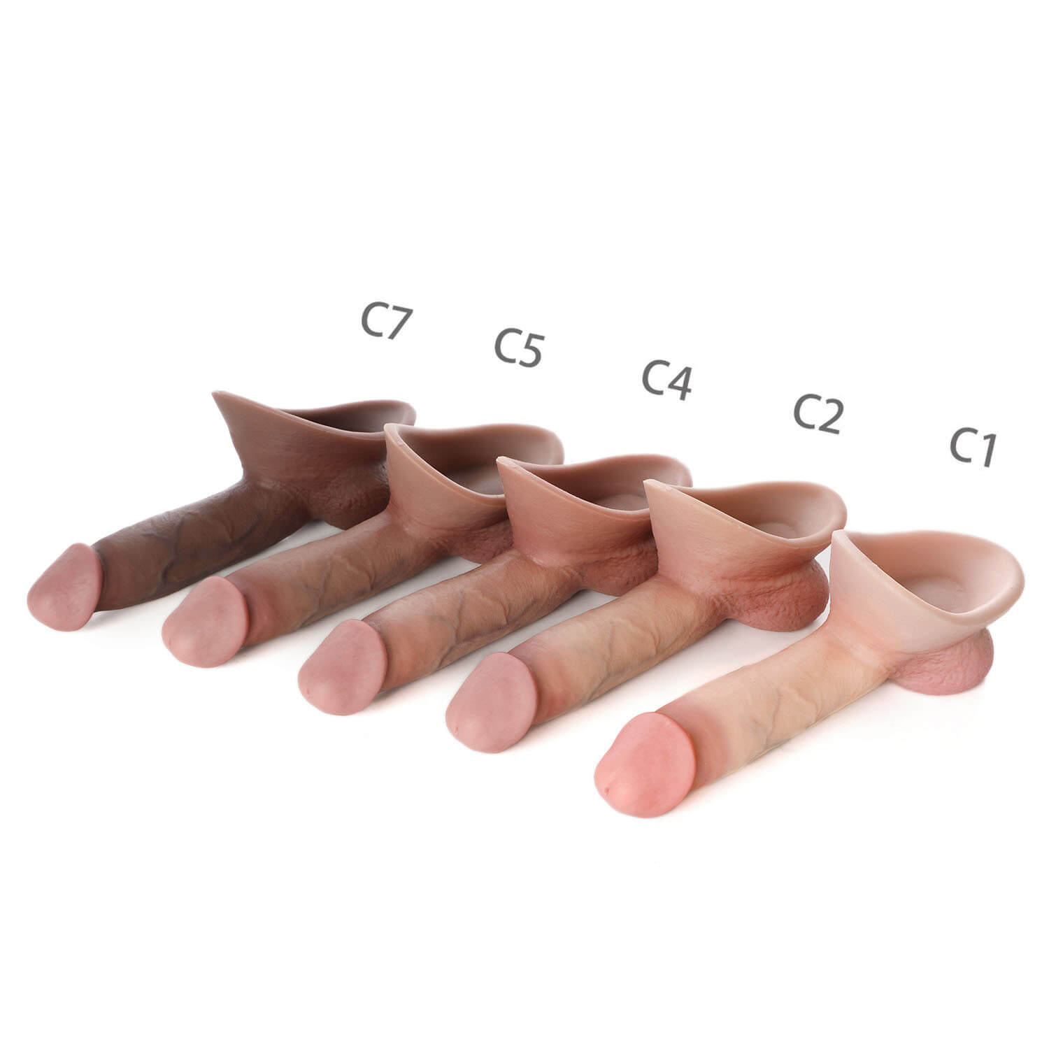 AXOLOM Hyperon Mid Pack N Play Dildo - 5.2" Shaft - Axolom