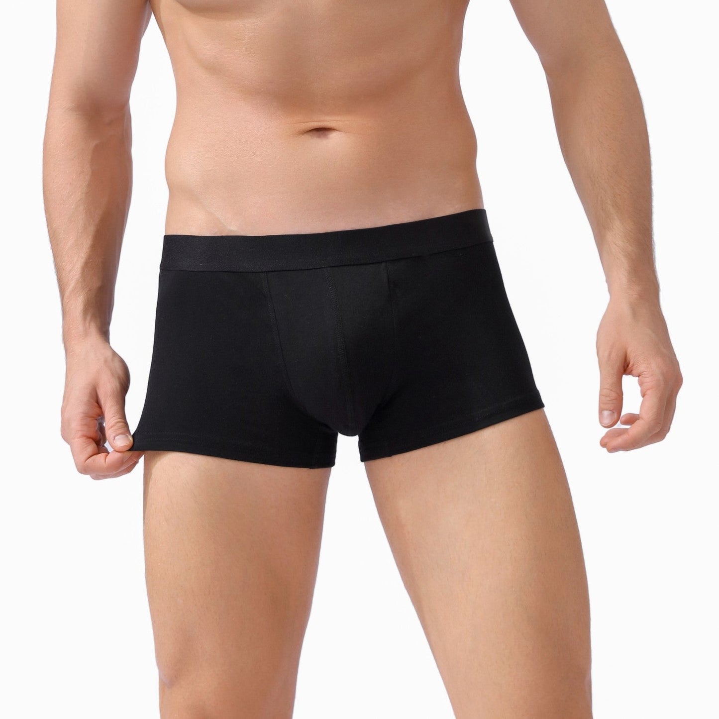 AXOLOM Low Rise Packing Trunks - Cotton Black - Axolom