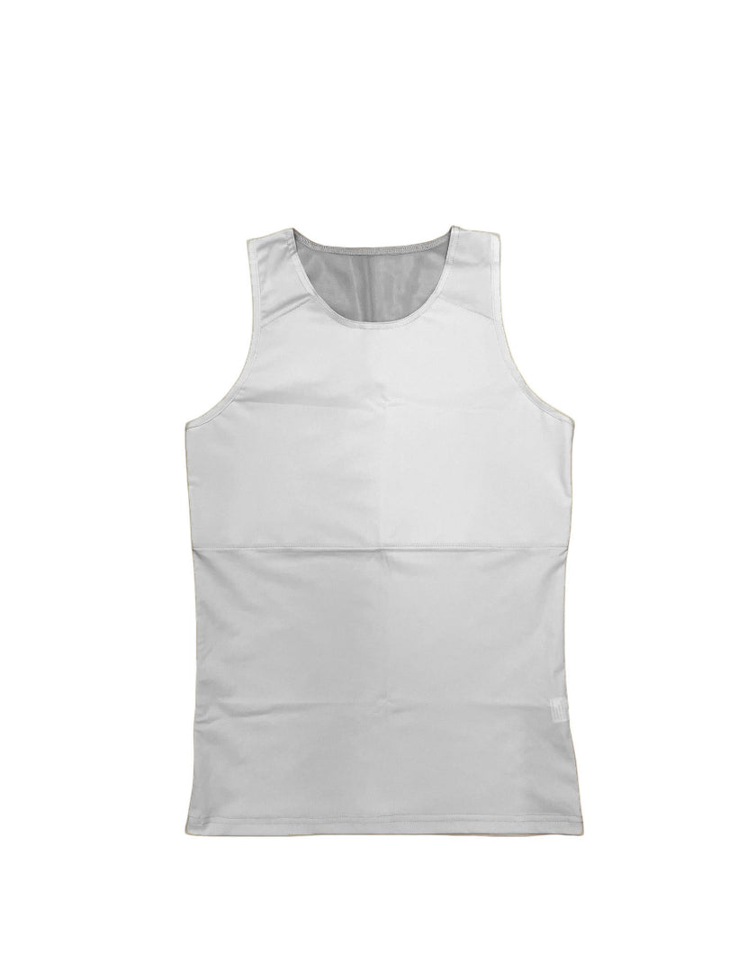 Mesh Back Long Binder White