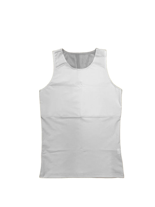 Mesh Back Long Binder White