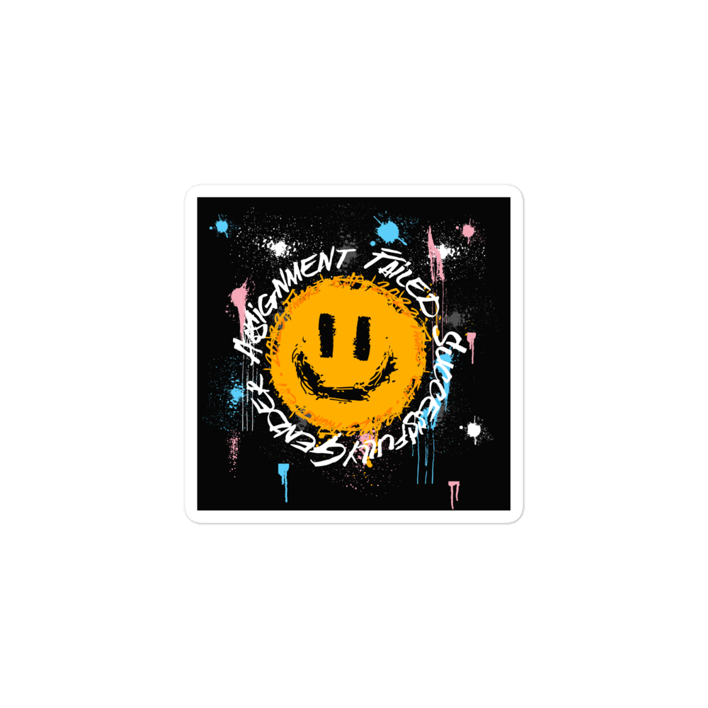 Gender Assignment Failed Successfully Sticker