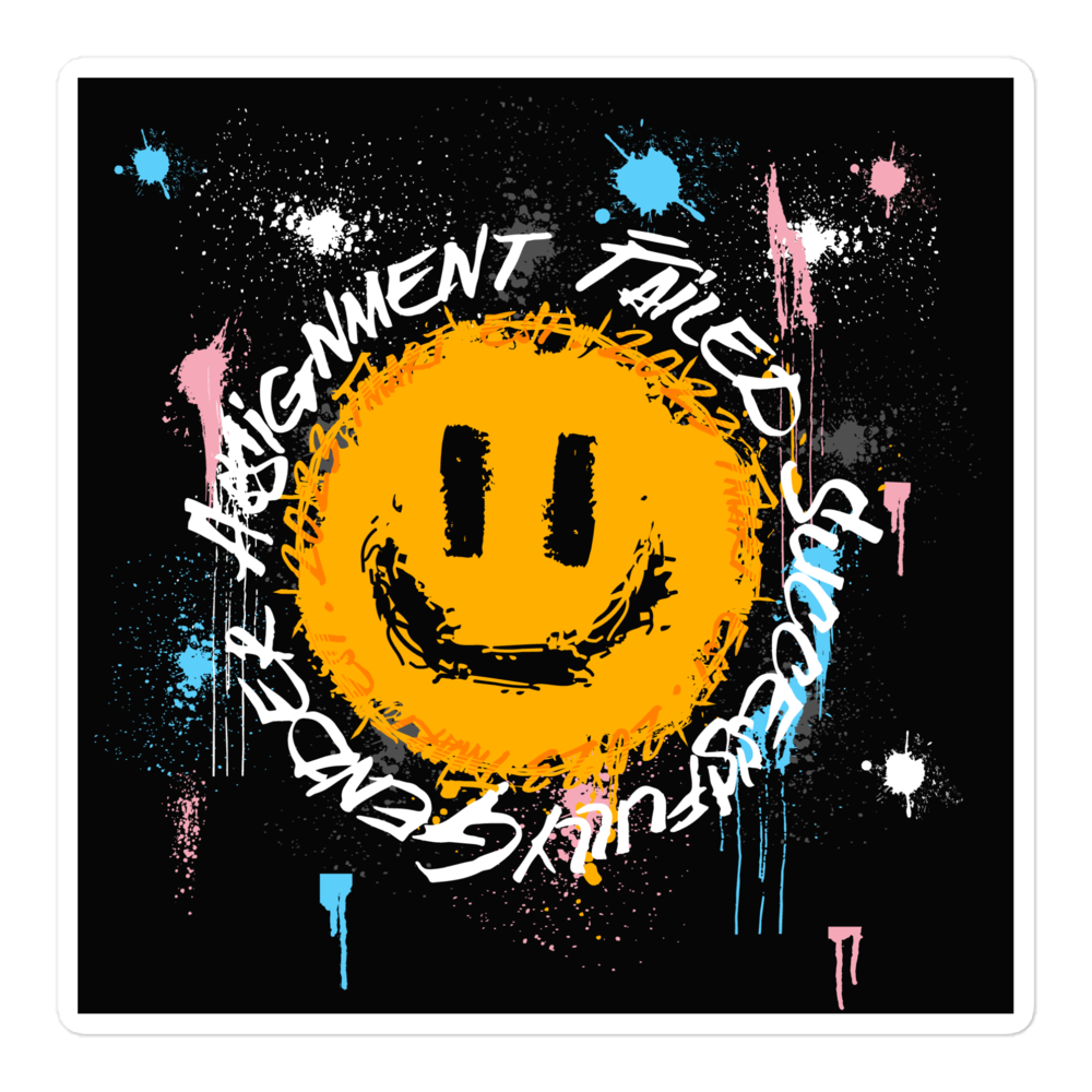 Gender Assignment Failed Successfully Sticker