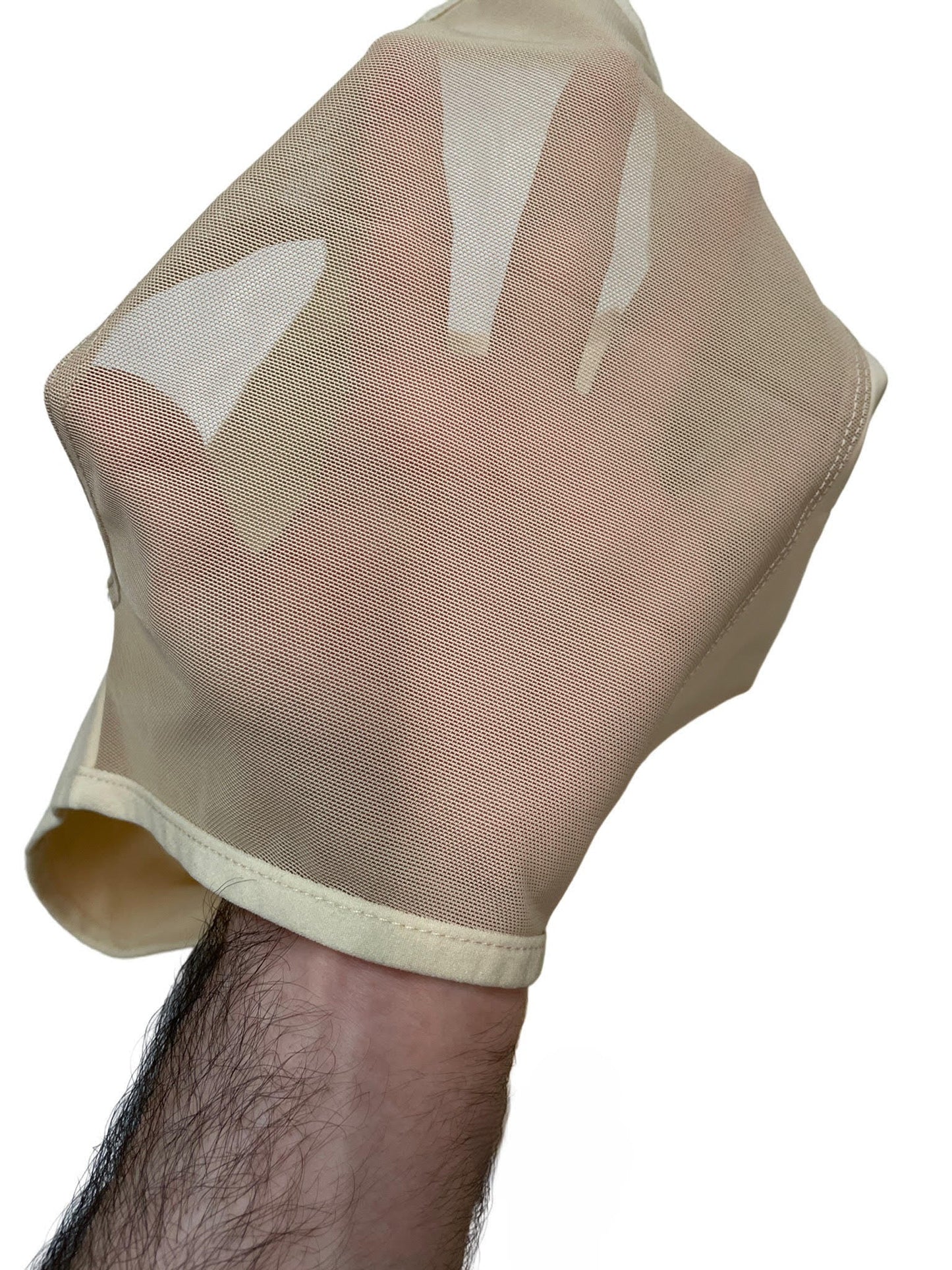 Mesh Back Long Binder Black