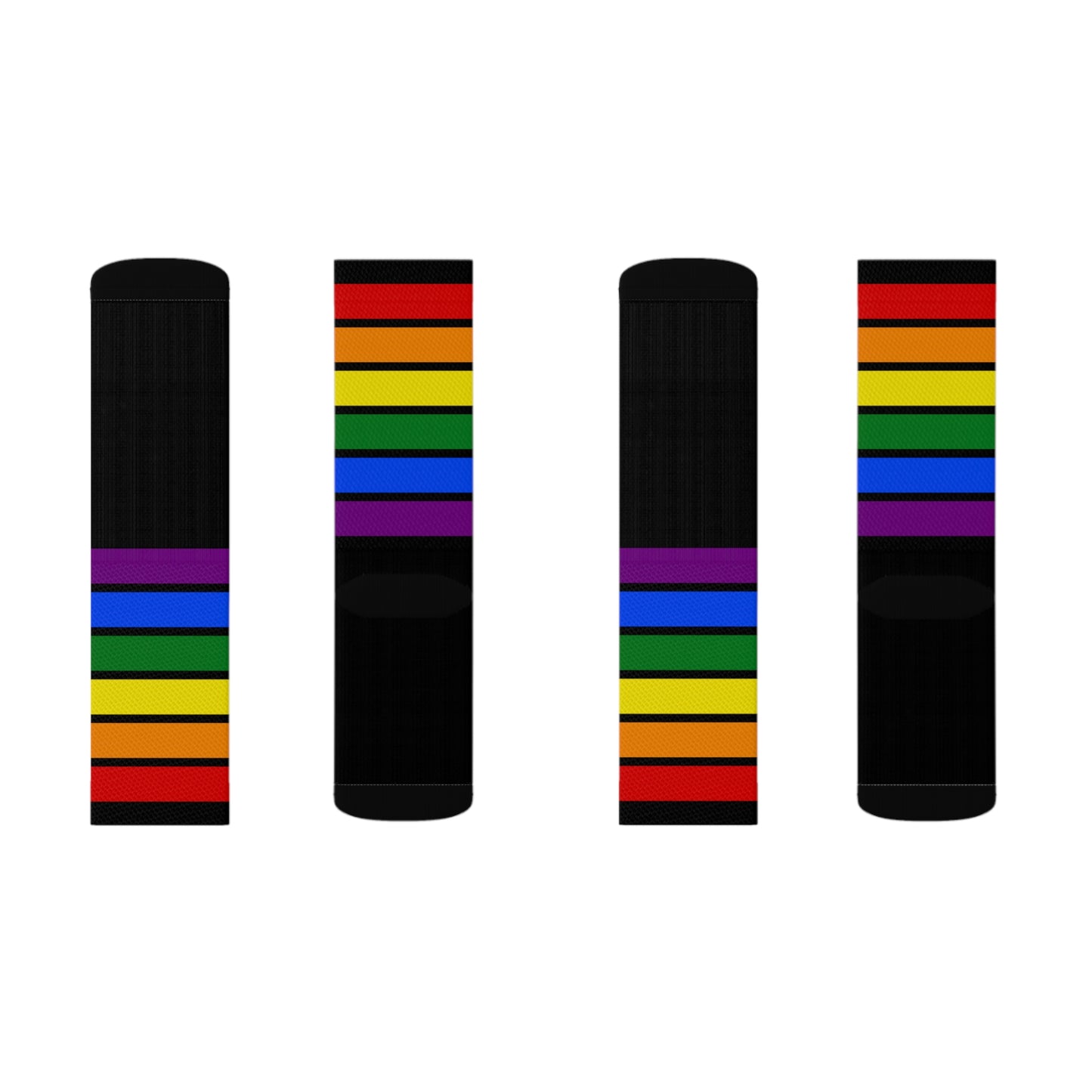 Black Rainbow Socks