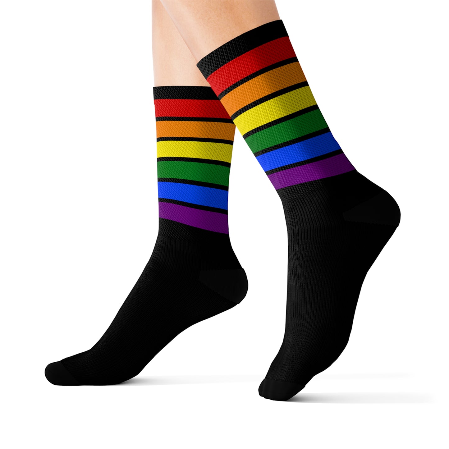 Black Rainbow Socks
