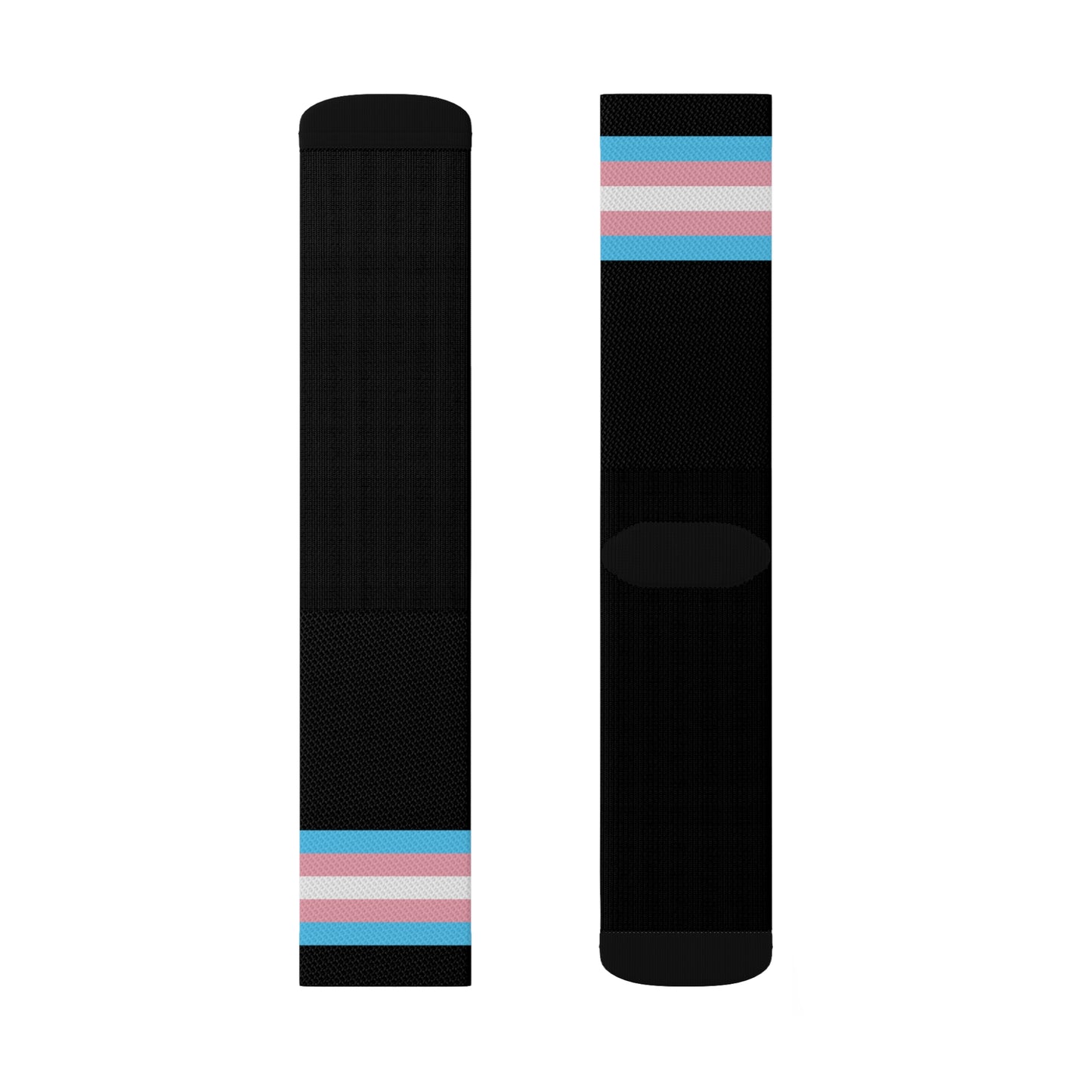 Black Trans Pride Socks