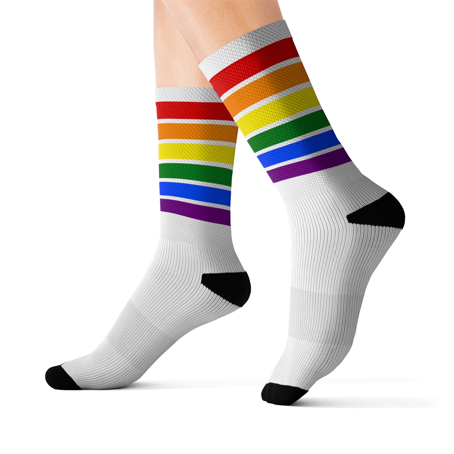 White Rainbow Socks