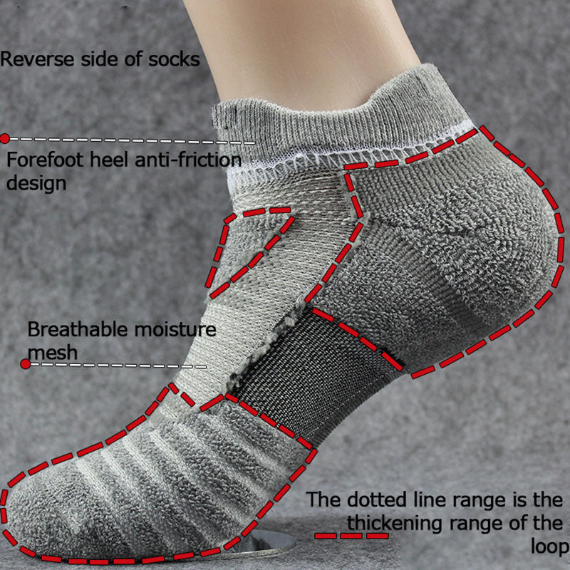 Breathable Cushioned Athletic Socks