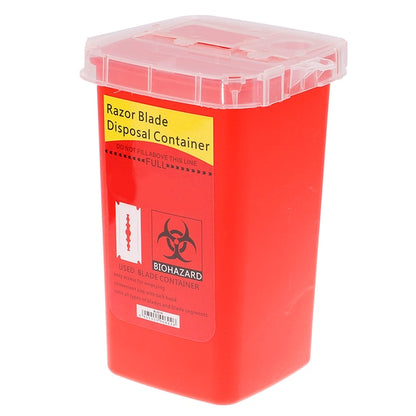 Mini Sharps and Razor Blade Disposal Container