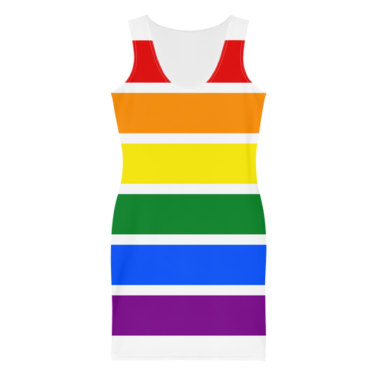 White Rainbow Dress