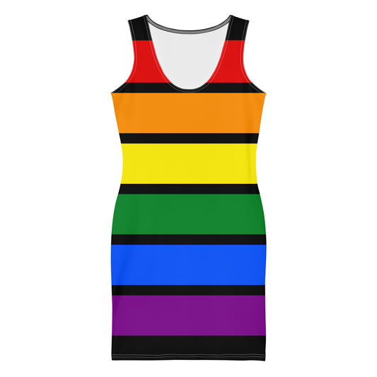 Black Rainbow Dress