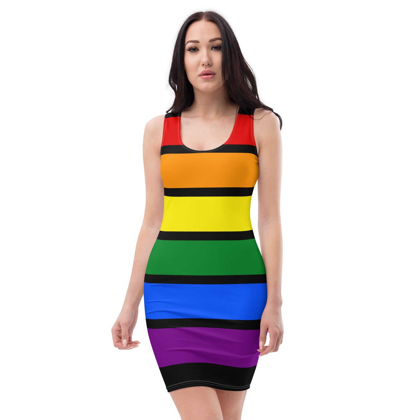 Black Rainbow Dress