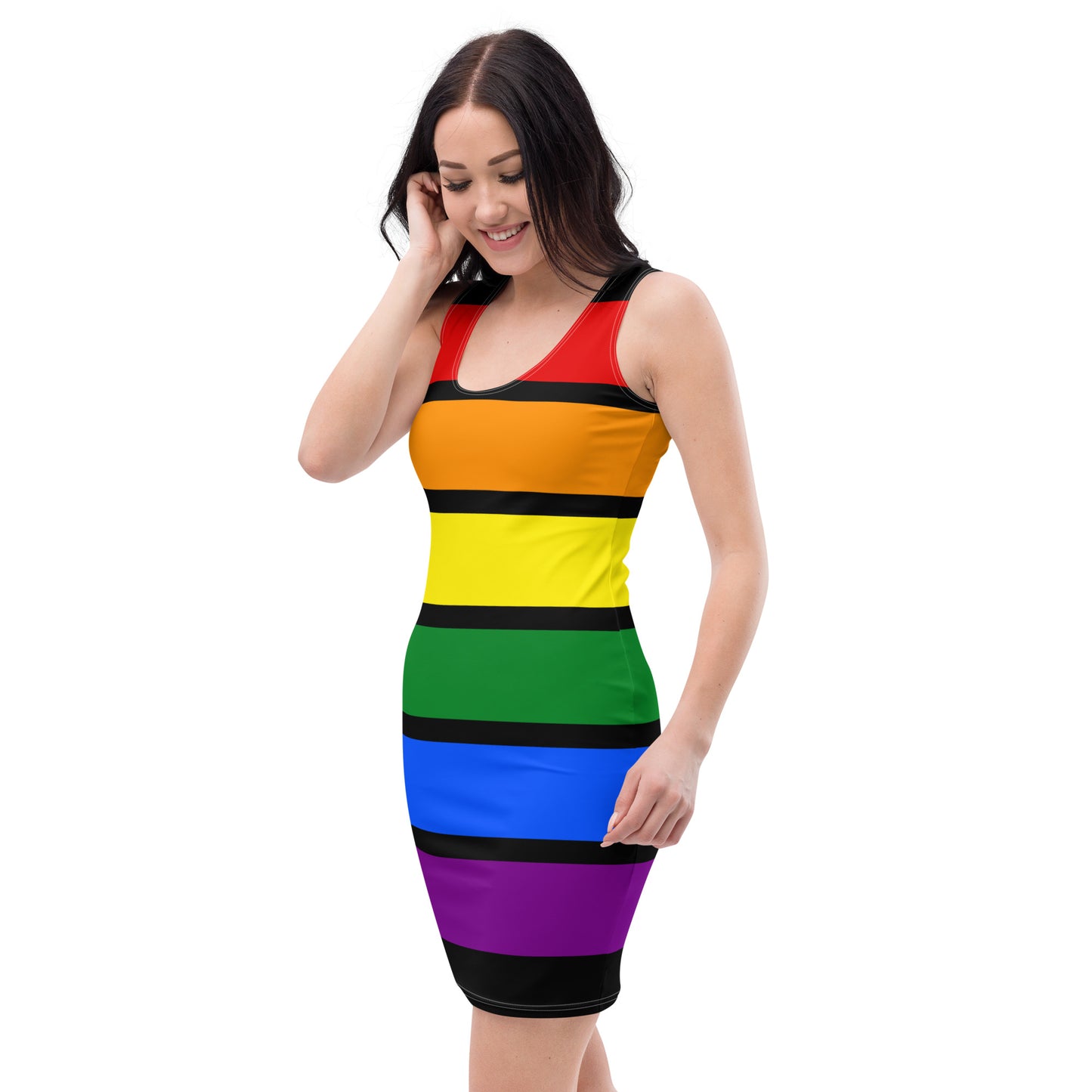 Black Rainbow Dress