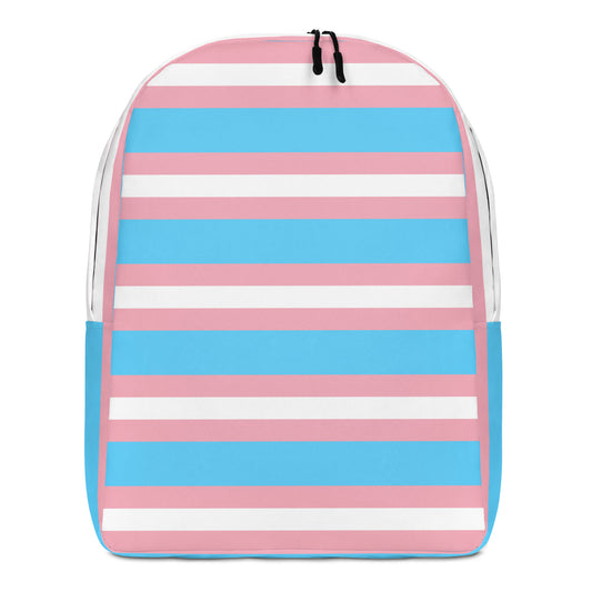 Trans Flag Minimalist Backpack