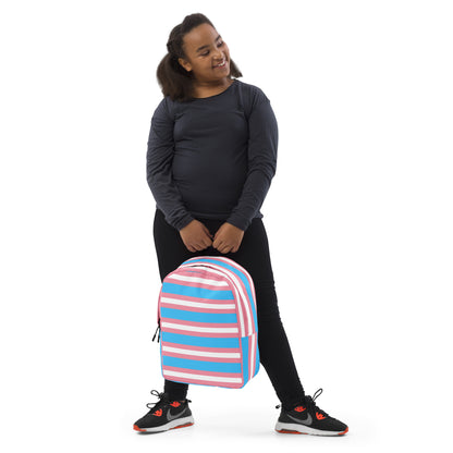 Trans Flag Minimalist Backpack