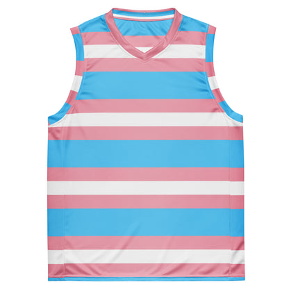 Trans Pride basketball jersey