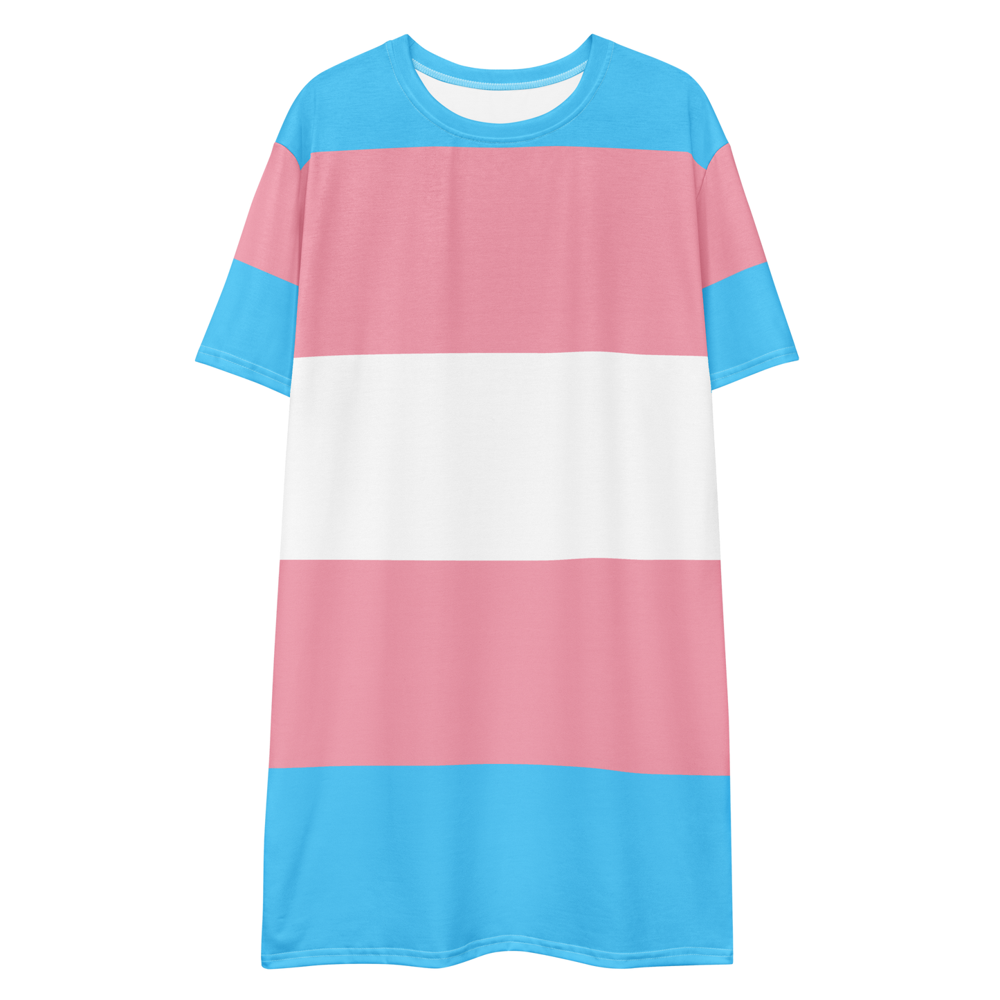 Trans Flag T-shirt dress