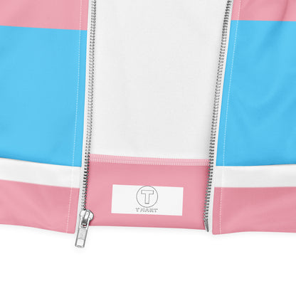 Trans Flag Unisex Bomber Jacket