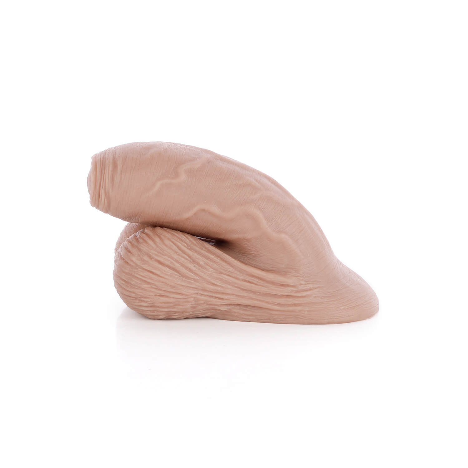 AXOLOM Au Naturel Soft Silicone FTM Packer - 3.5" Shaft Uncut - Axolom
