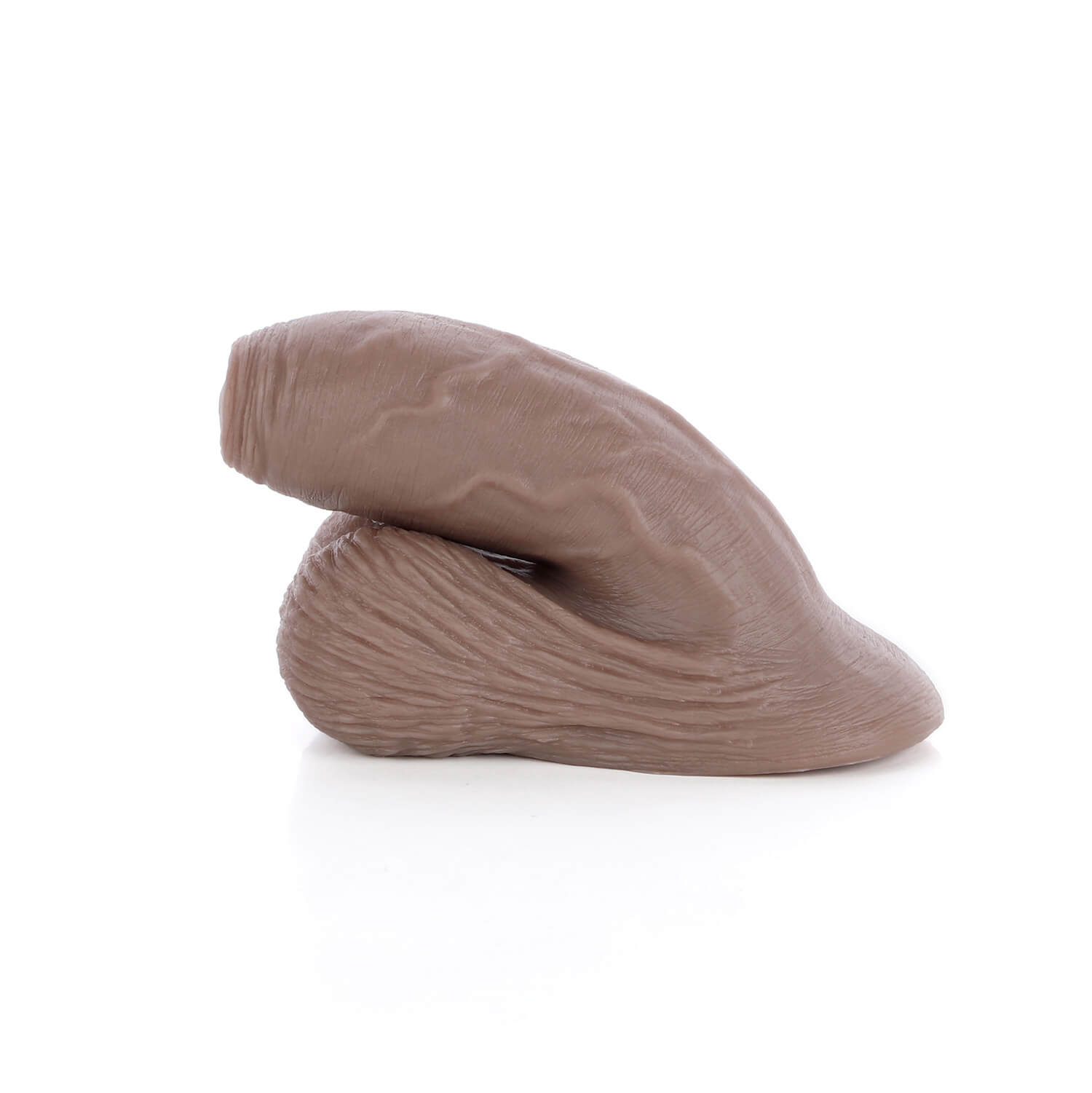 AXOLOM Au Naturel Soft Silicone FTM Packer - 3.5" Shaft Uncut - Axolom