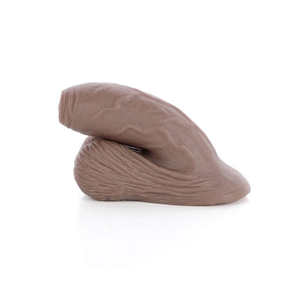 AXOLOM Au Naturel Soft Silicone FTM Packer - 3.5" Shaft Uncut - Axolom