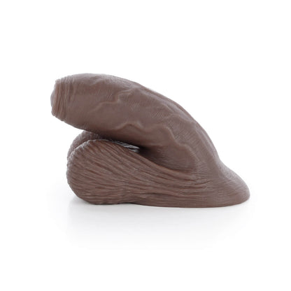 AXOLOM Au Naturel Soft Silicone FTM Packer - 3.5" Shaft Uncut - Axolom