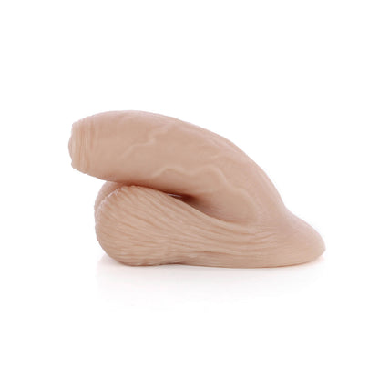 AXOLOM Au Naturel Soft Silicone FTM Packer - 3.5" Shaft Uncut - Axolom