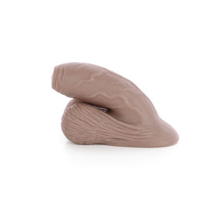 AXOLOM Au Naturel Soft Silicone FTM Packer - 3.5" Shaft Uncut - Axolom