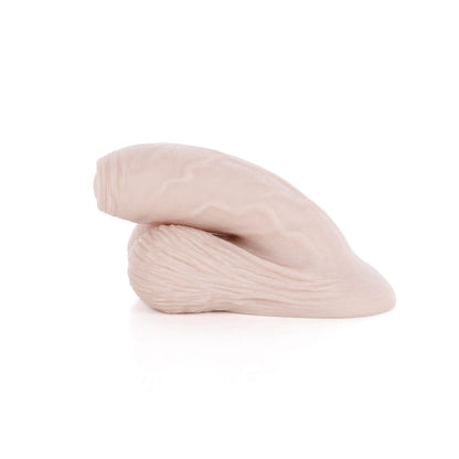 AXOLOM Au Naturel Soft Silicone FTM Packer - 3.5" Shaft Uncut - Axolom