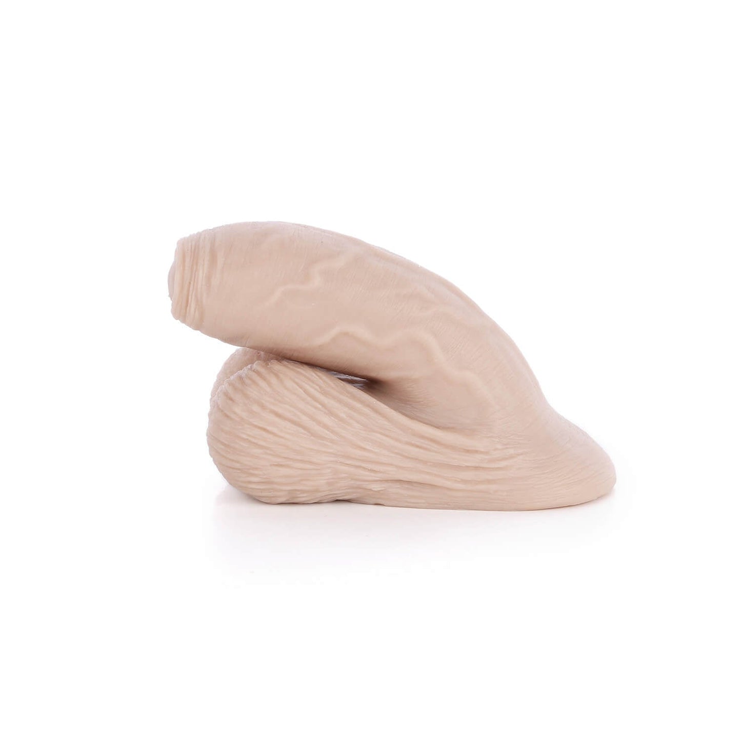 AXOLOM Au Naturel Soft Silicone FTM Packer - 3.5" Shaft Uncut - Axolom