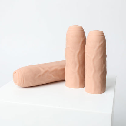 AXOLOM Classic Silicone Pleasure Sleeves (Uncut Version) - Axolom