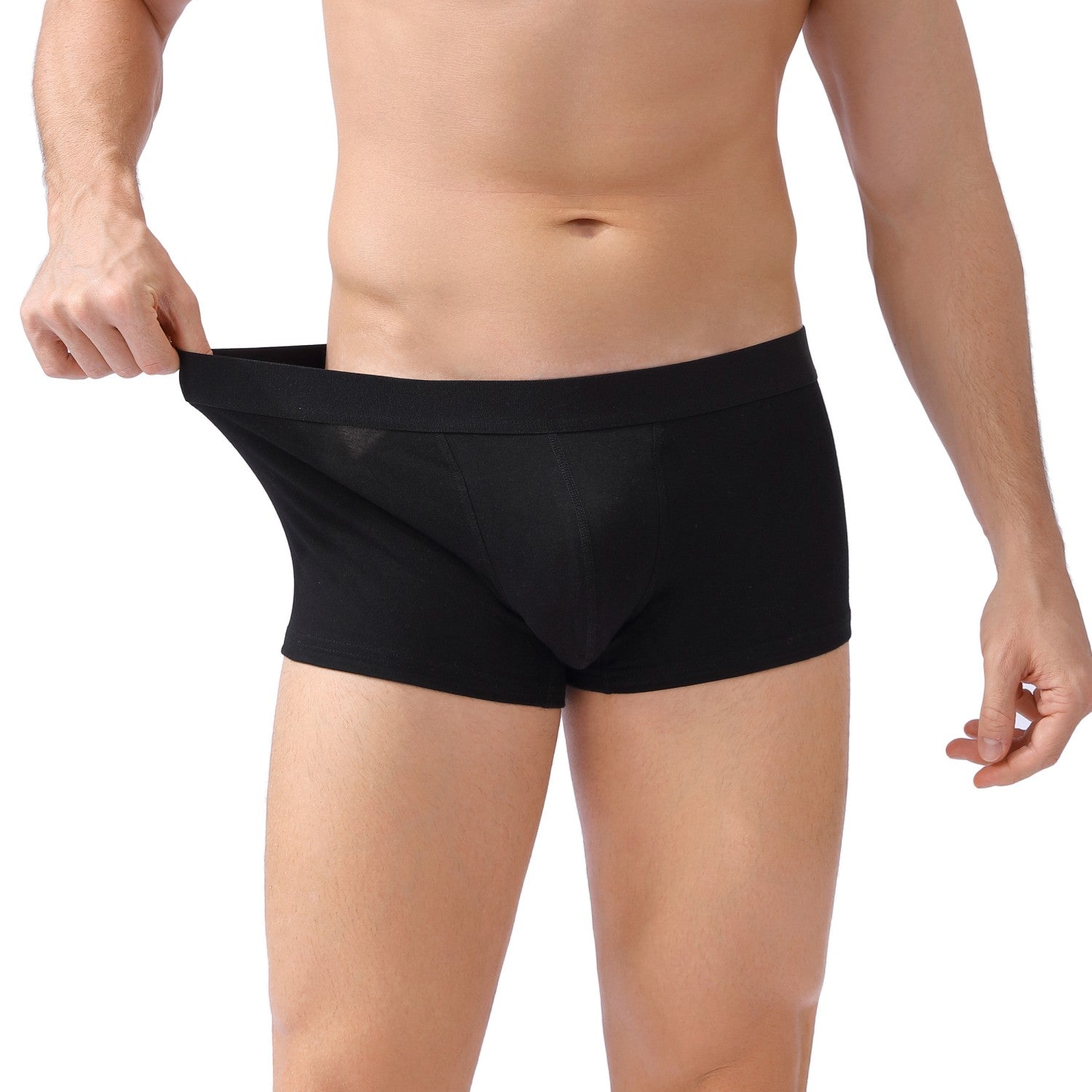 AXOLOM Low Rise Packing Trunks - Cotton Black - Axolom