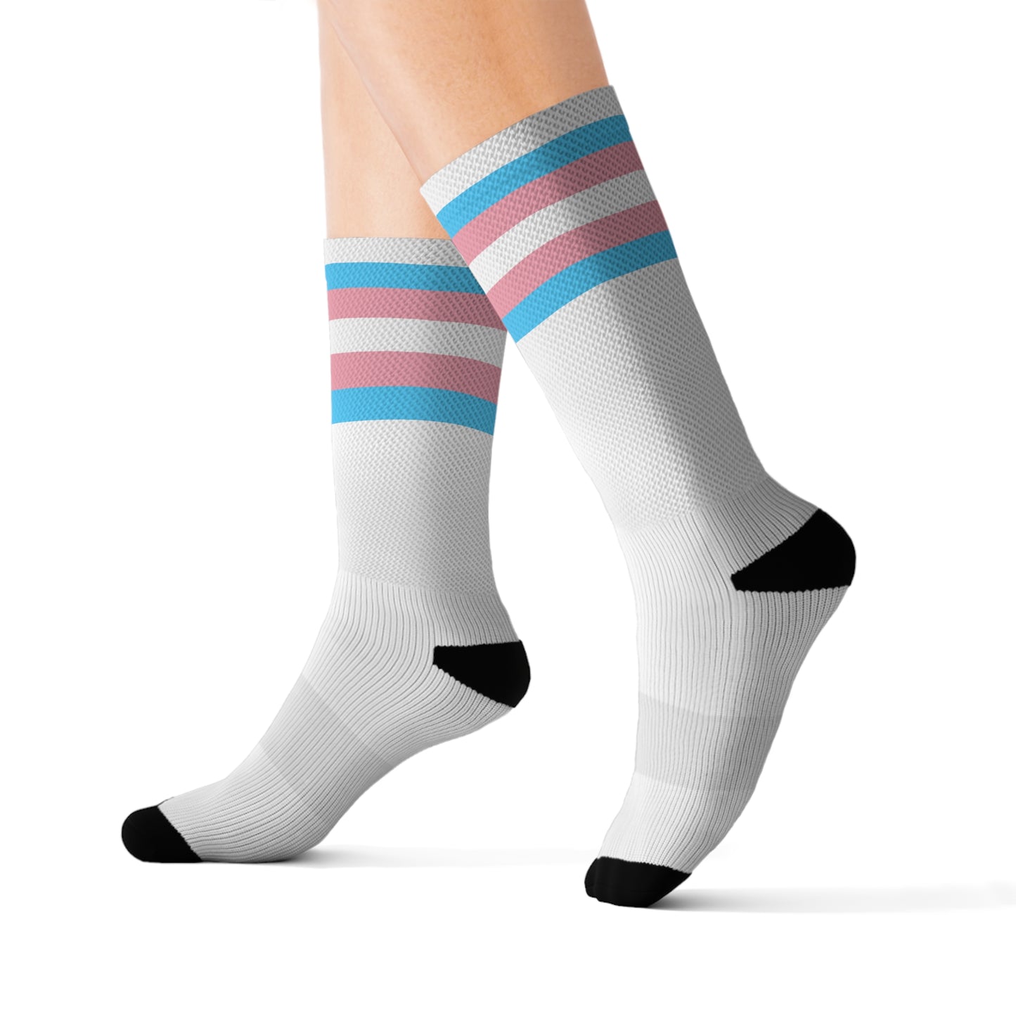 White Trans Pride Socks